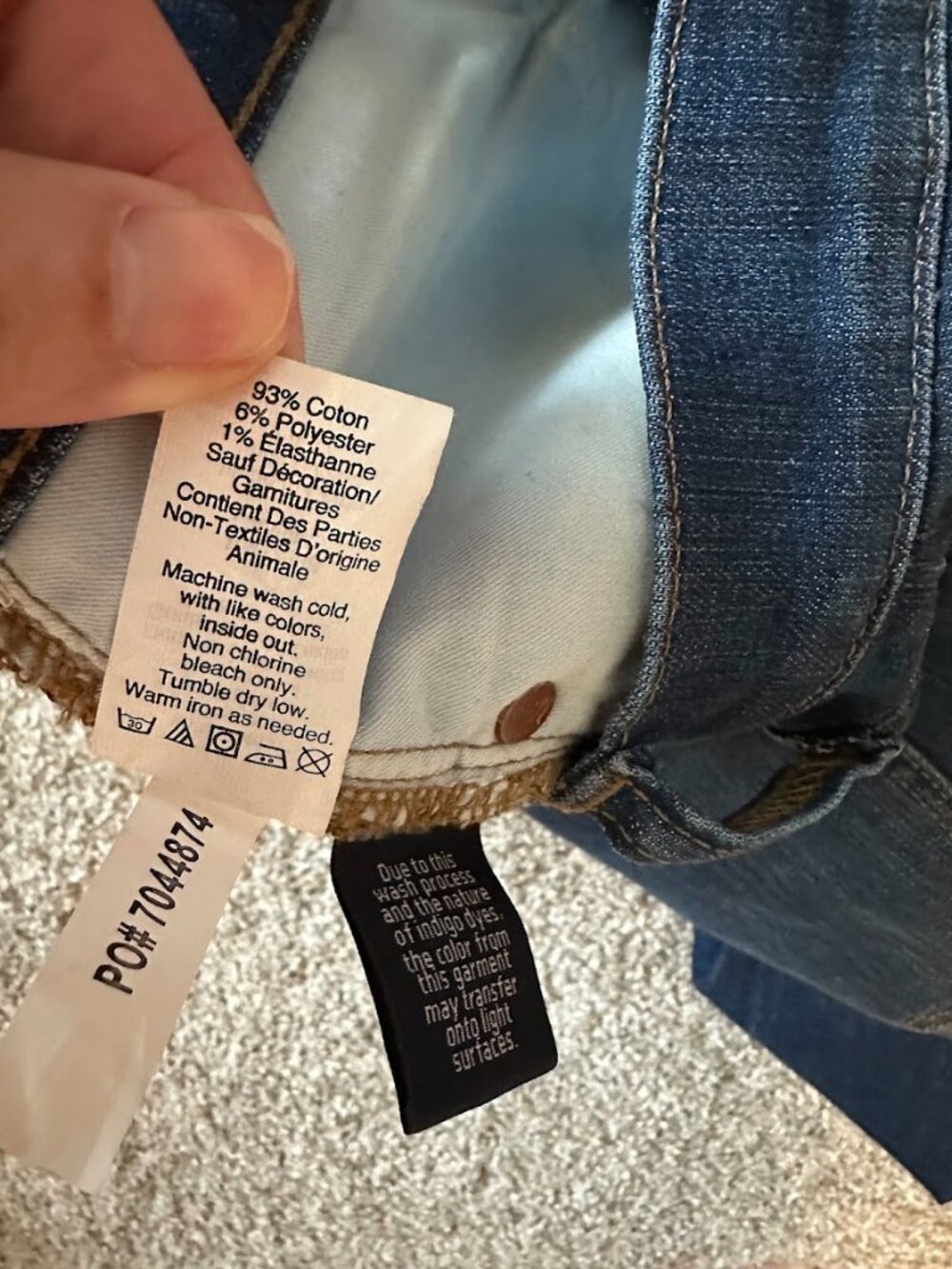 Madewell Cali Demi Boot Jeans Size 26 Inseam 26" - Picture 5 of 9